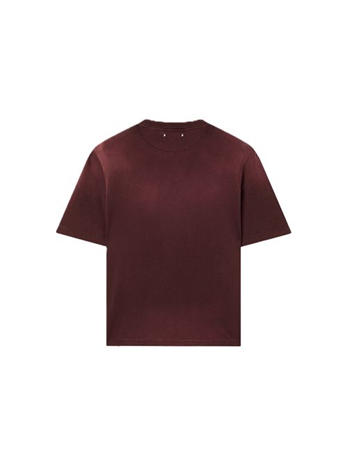 Relaxed fit t-shirt bordeaux ( windsor wine) Golden Goose | GUP01873.P002420.40233WINDSOR WINE